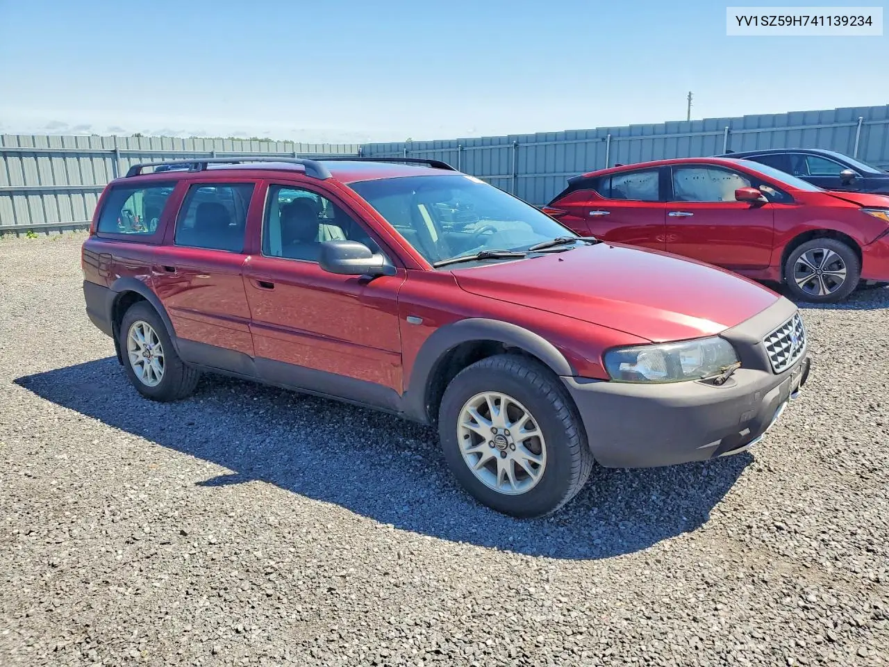 2004 Volvo Xc70 VIN: YV1SZ59H741139234 Lot: 61525586