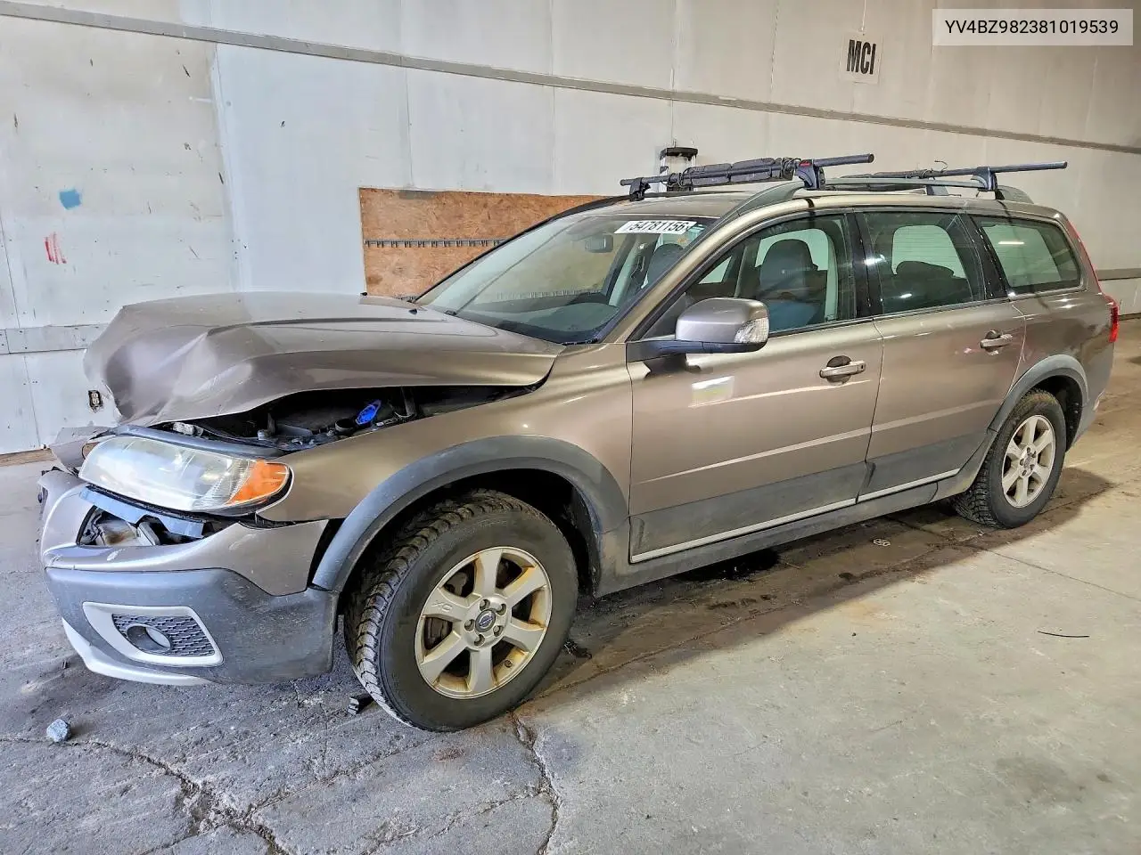 2008 Volvo Xc70 VIN: YV4BZ982381019539 Lot: 54781156