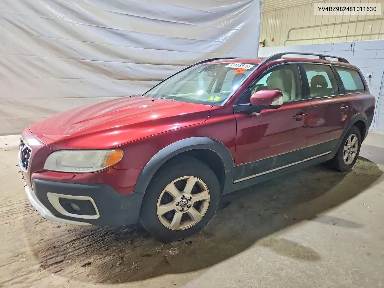 2008 Volvo Xc70 VIN: YV4BZ982481011630 Lot: 61163676