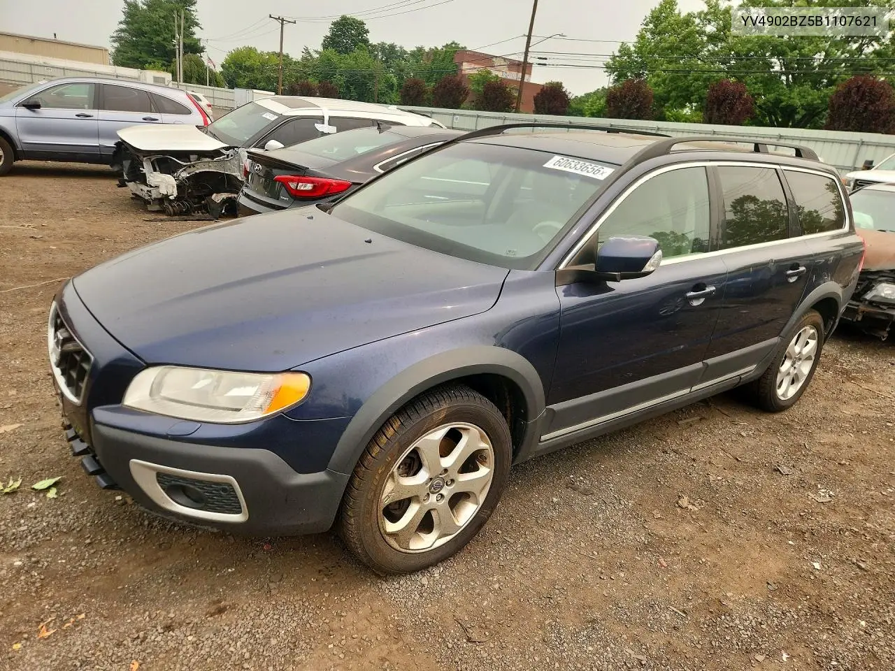2011 Volvo Xc70 T6 VIN: YV4902BZ5B1107621 Lot: 60633656