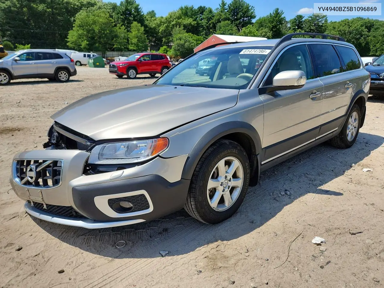 2011 Volvo Xc70 3.2 VIN: YV4940BZ5B1096869 Lot: 61474786