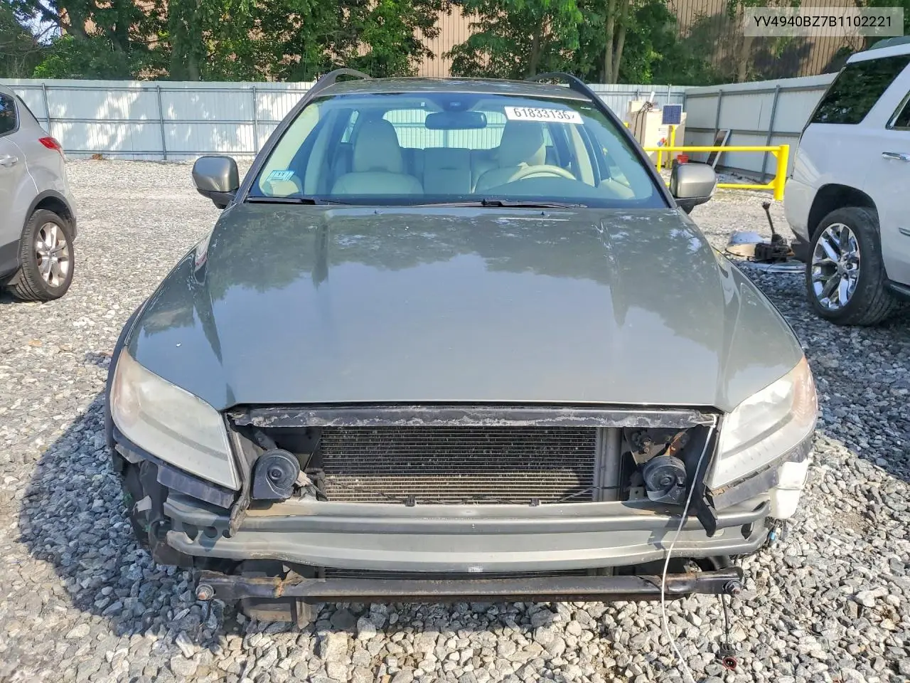 2011 Volvo Xc70 3.2 VIN: YV4940BZ7B1102221 Lot: 61833136