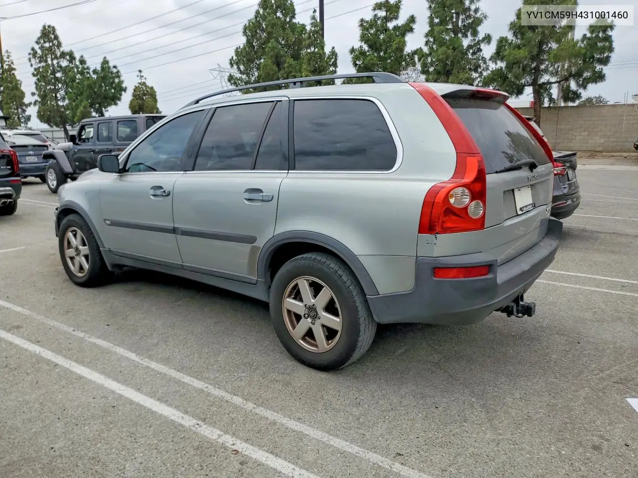 2003 Volvo Xc90 VIN: YV1CM59H431001460 Lot: 59193696