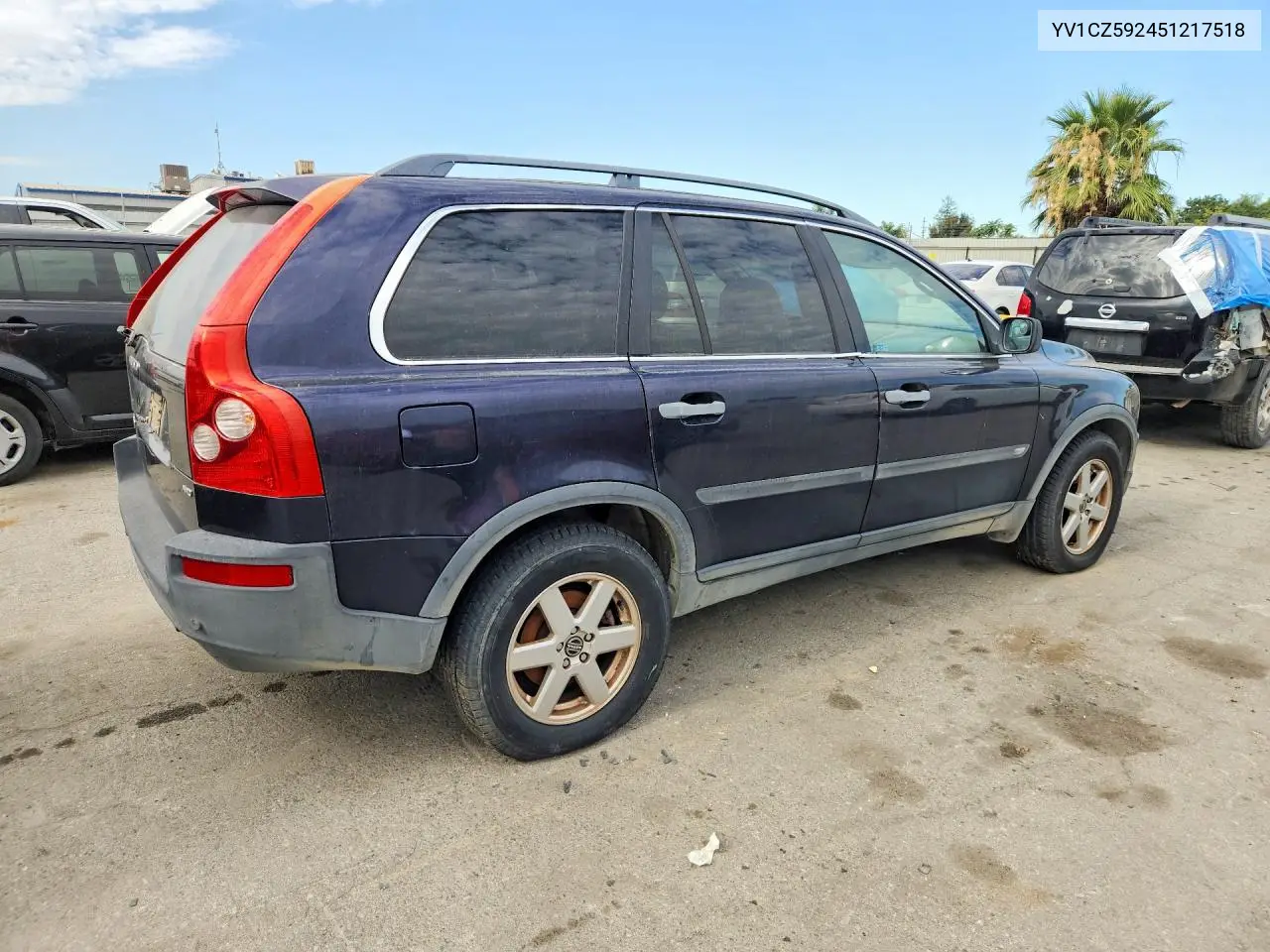 2005 Volvo Xc90 VIN: YV1CZ592451217518 Lot: 62010886