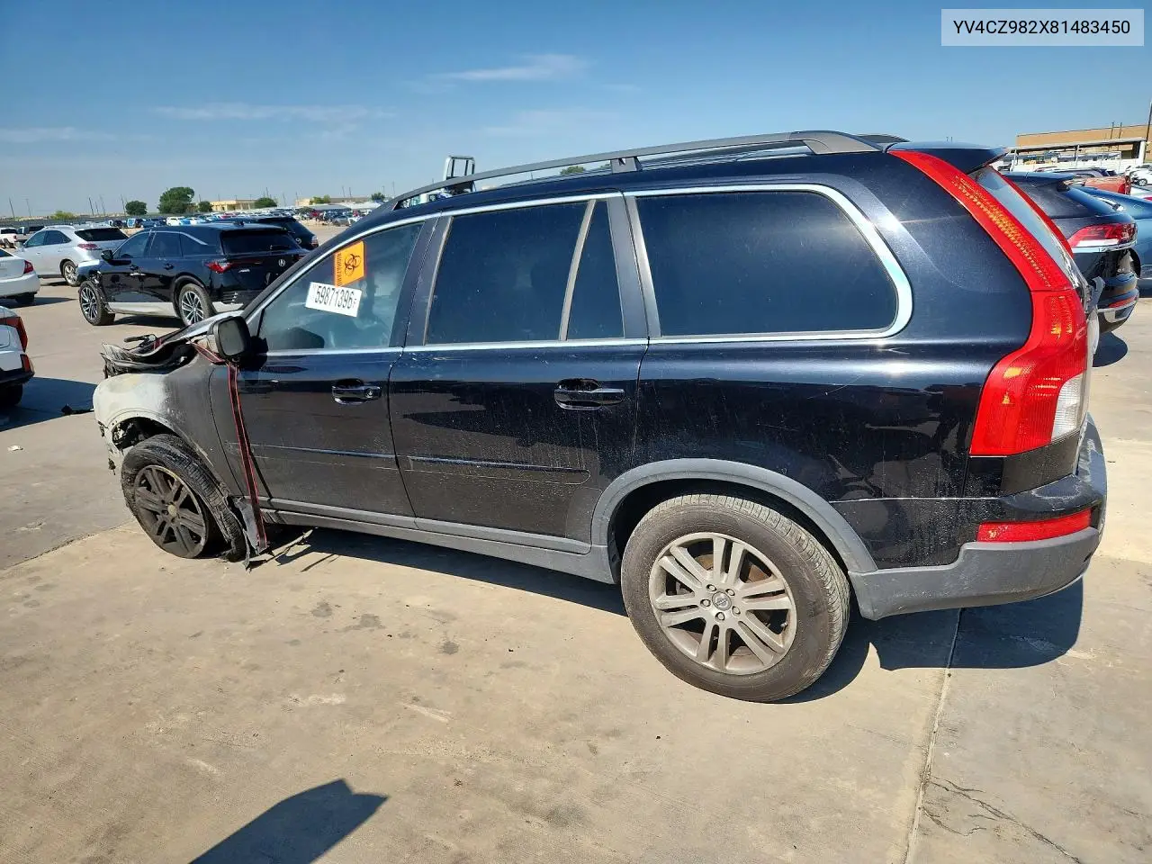 2008 Volvo Xc90 3.2 VIN: YV4CZ982X81483450 Lot: 59871396