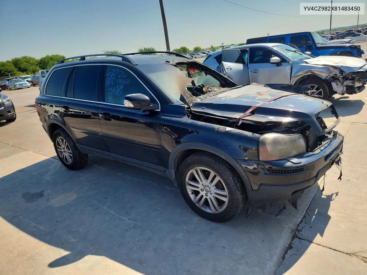 2008 Volvo Xc90 3.2 VIN: YV4CZ982X81483450 Lot: 59871396