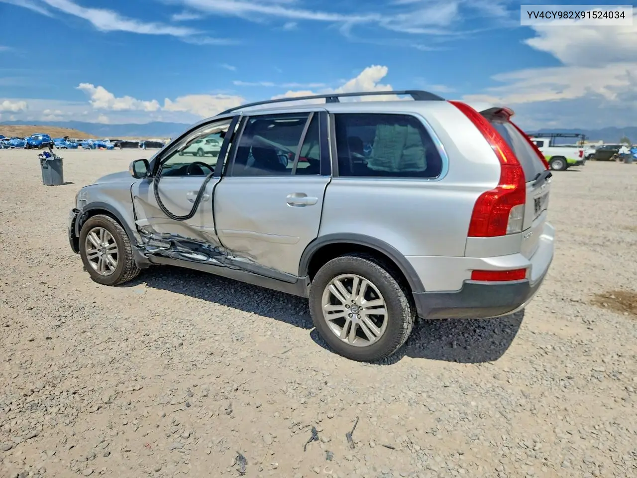 2009 Volvo Xc90 3.2 VIN: YV4CY982X91524034 Lot: 61553786