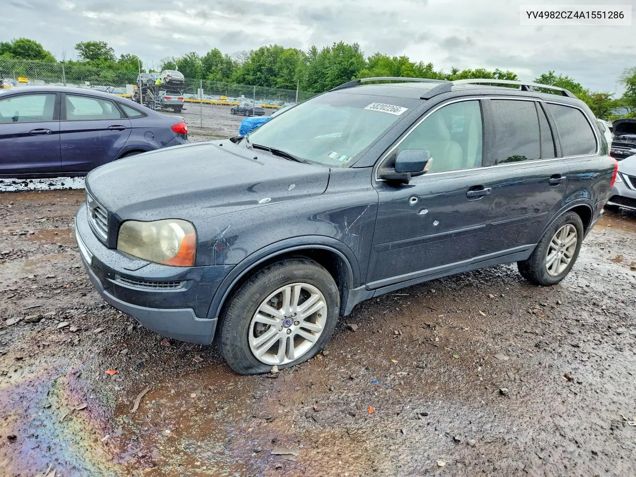 2010 Volvo Xc90 3.2 VIN: YV4982CZ4A1551286 Lot: 58202266