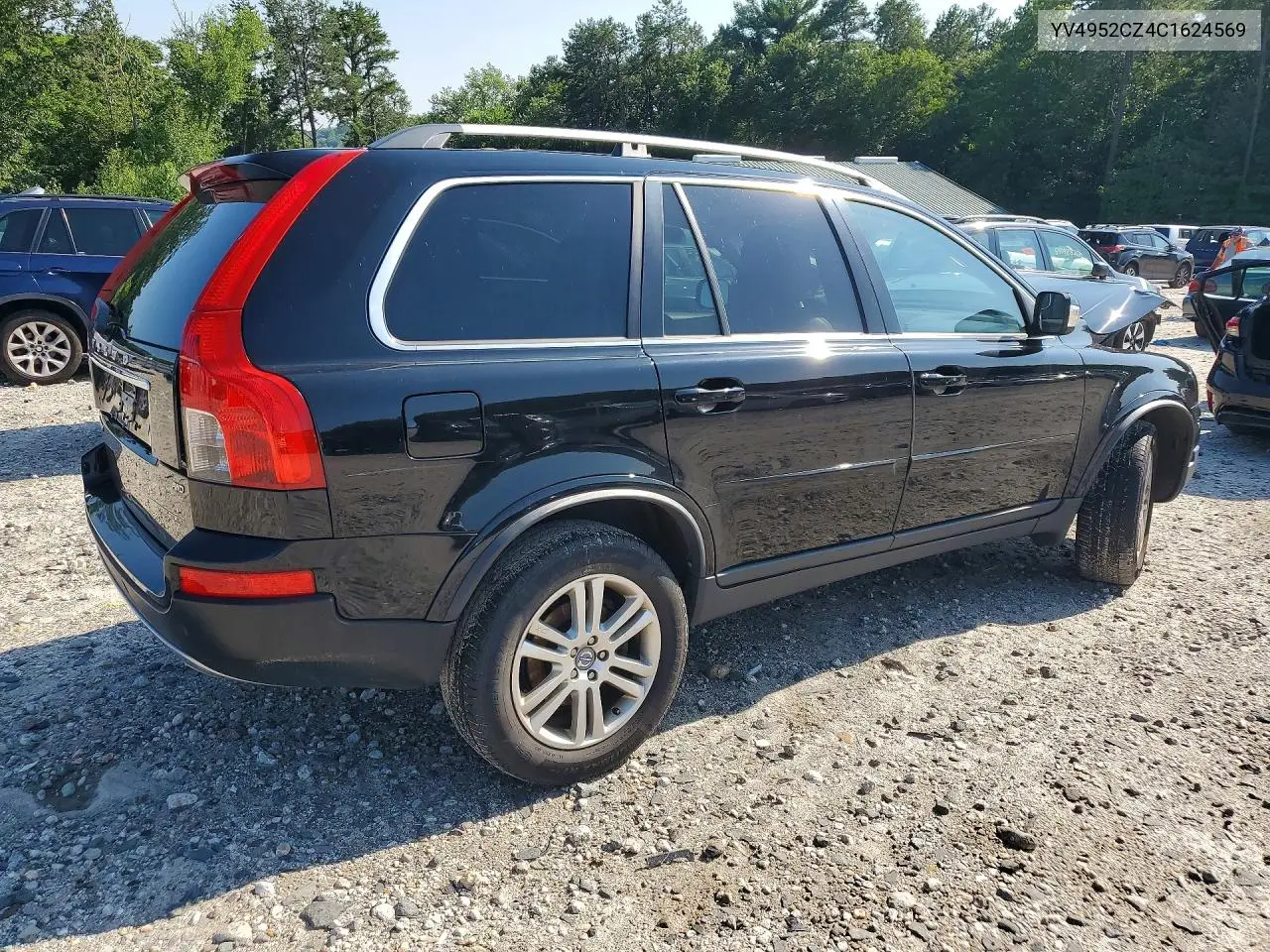 2012 Volvo Xc90 3.2 VIN: YV4952CZ4C1624569 Lot: 60199256