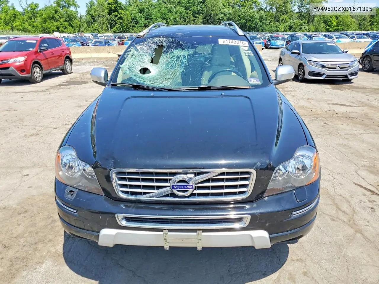 2013 Volvo Xc90 3.2 VIN: YV4952CZXD1671395 Lot: 61742316