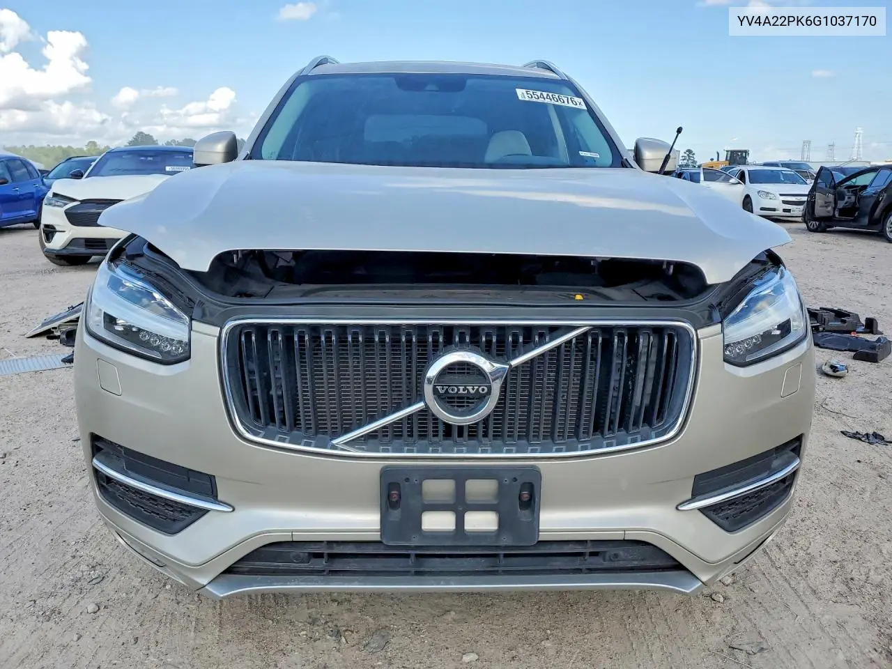 2016 Volvo Xc90 T6 VIN: YV4A22PK6G1037170 Lot: 55446676