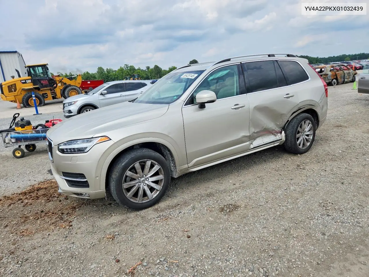 2016 Volvo Xc90 T6 VIN: YV4A22PKXG1032439 Lot: 56429146