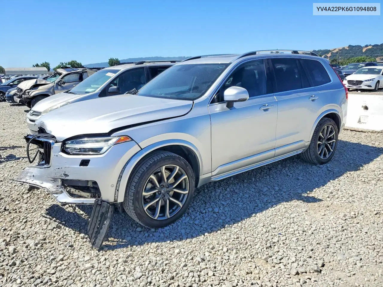 2016 Volvo Xc90 T6 VIN: YV4A22PK6G1094808 Lot: 56700786