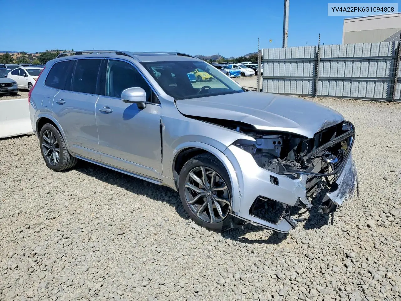2016 Volvo Xc90 T6 VIN: YV4A22PK6G1094808 Lot: 56700786