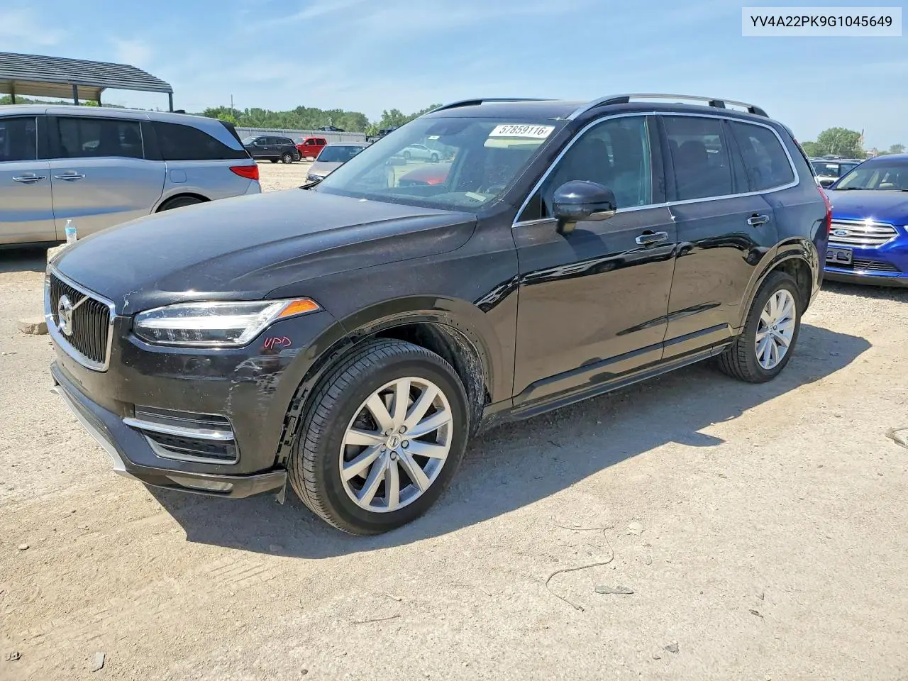 2016 Volvo Xc90 VIN: YV4A22PK9G1045649 Lot: 57859116