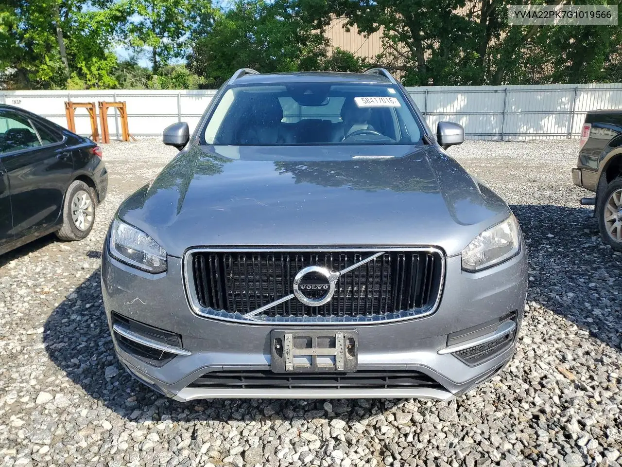 2016 Volvo Xc90 T6 VIN: YV4A22PK7G1019566 Lot: 58417016