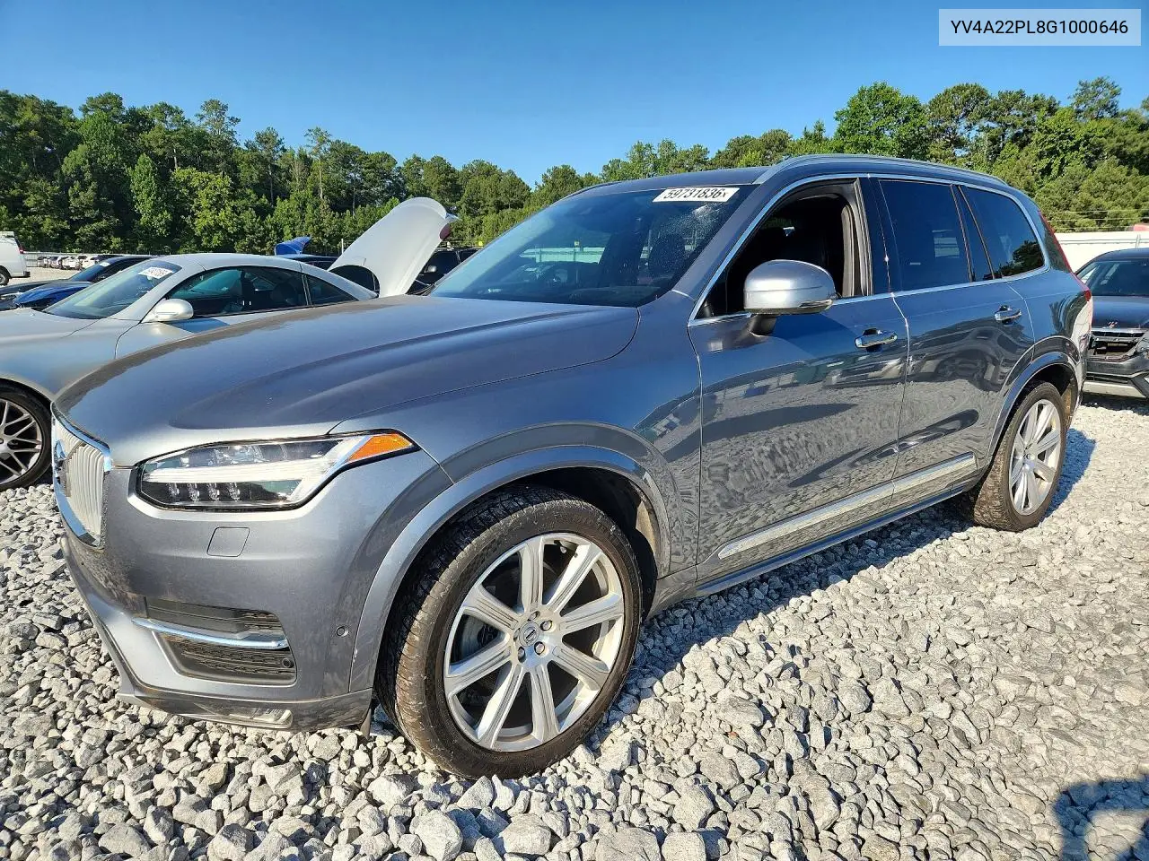 2016 Volvo Xc90 T6 VIN: YV4A22PL8G1000646 Lot: 59731836