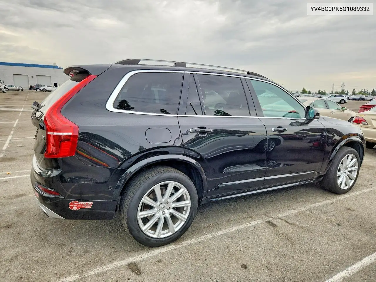 2016 Volvo Xc90 T8 VIN: YV4BC0PK5G1089332 Lot: 60486476