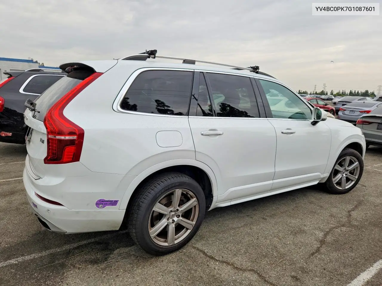 2016 Volvo Xc90 T8 VIN: YV4BC0PK7G1087601 Lot: 60817166