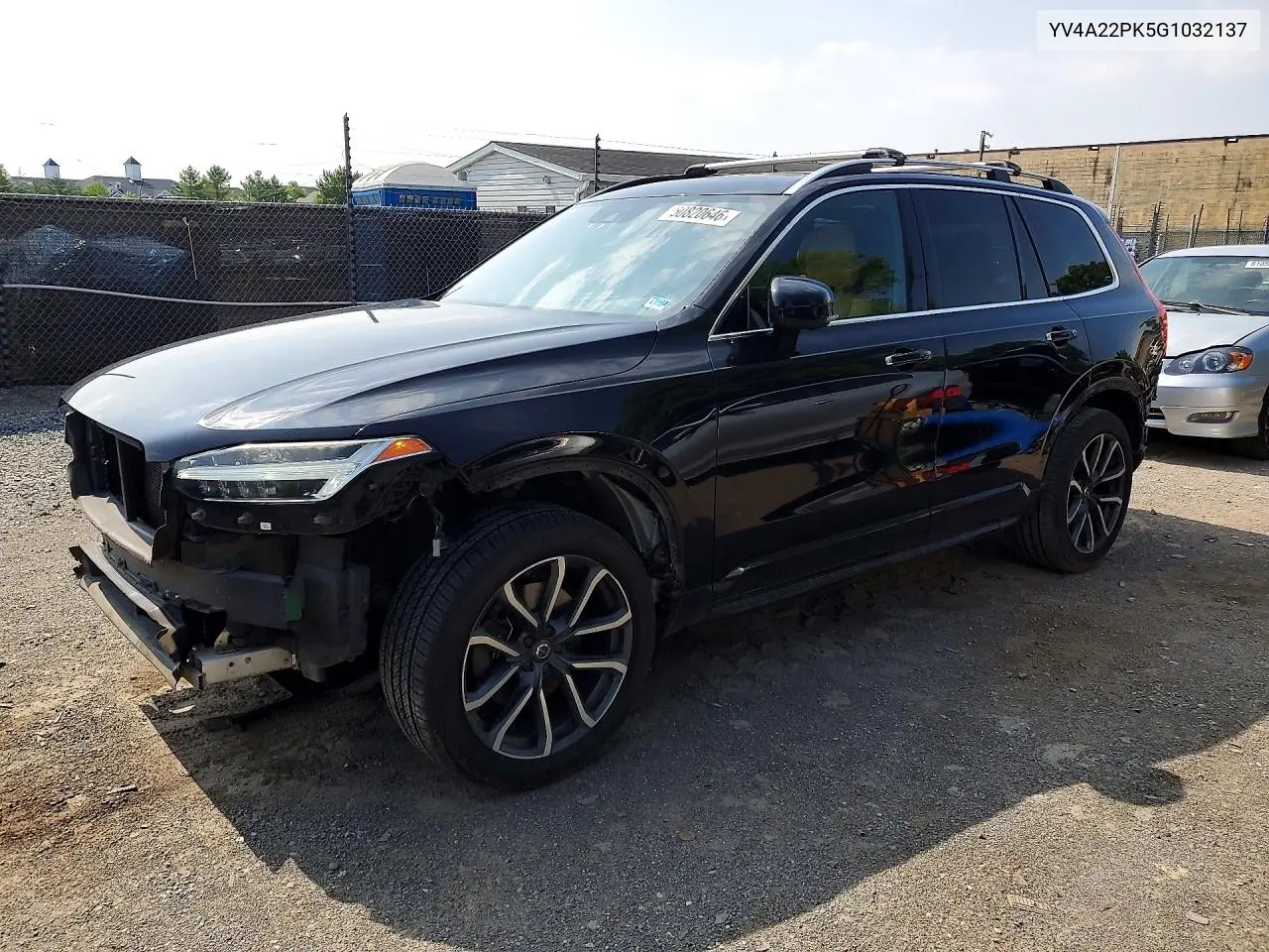 2016 Volvo Xc90 T6 VIN: YV4A22PK5G1032137 Lot: 60820646