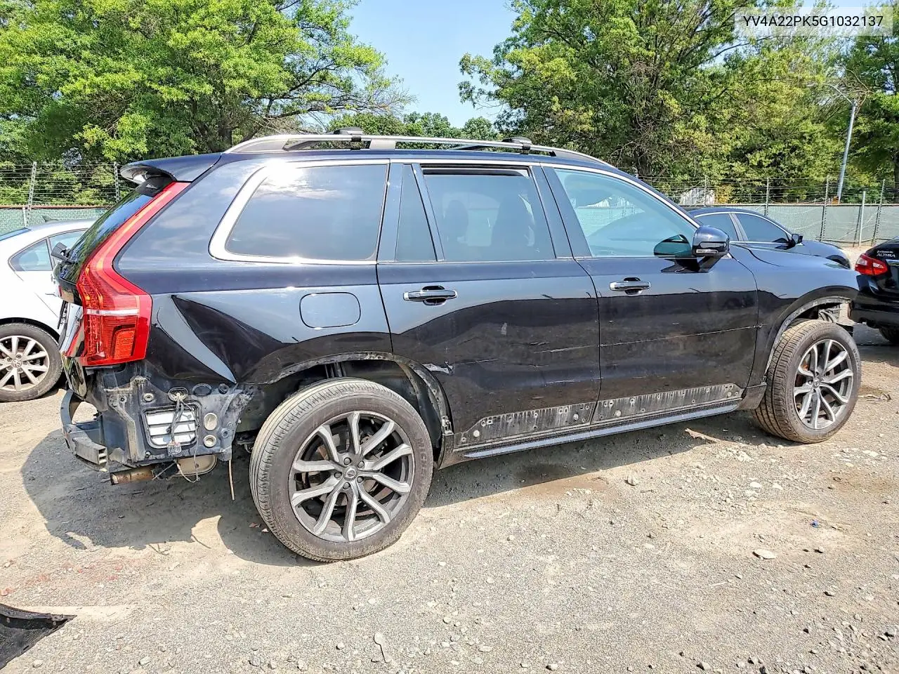 2016 Volvo Xc90 T6 VIN: YV4A22PK5G1032137 Lot: 60820646