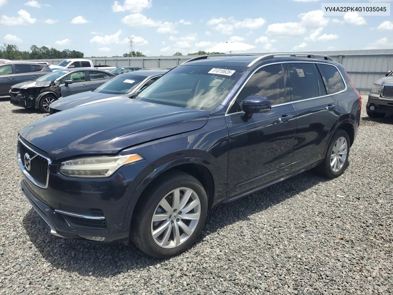 2016 Volvo Xc90 T6 VIN: YV4A22PK4G1035045 Lot: 61018626