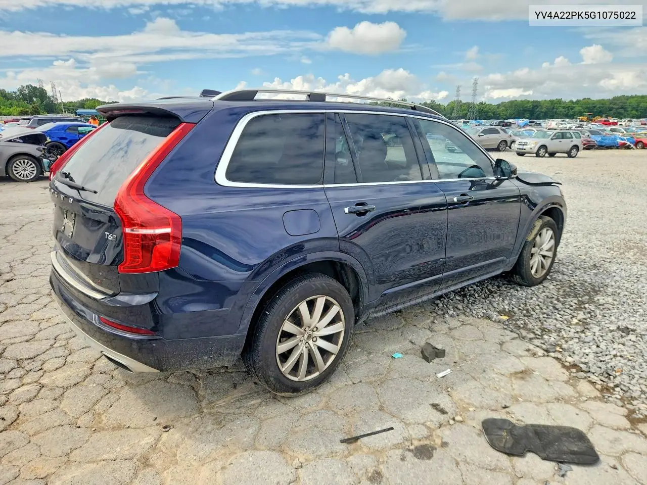 2016 Volvo Xc90 T6 VIN: YV4A22PK5G1075022 Lot: 61126406