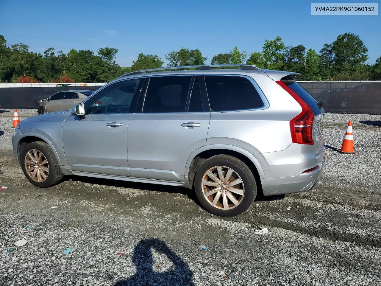 2016 Volvo Xc90 T6 VIN: YV4A22PK9G1060152 Lot: 61143766