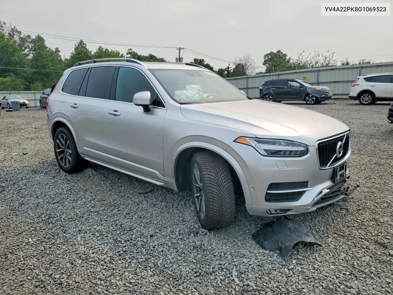 2016 Volvo Xc90 T6 VIN: YV4A22PK8G1069523 Lot: 61153236