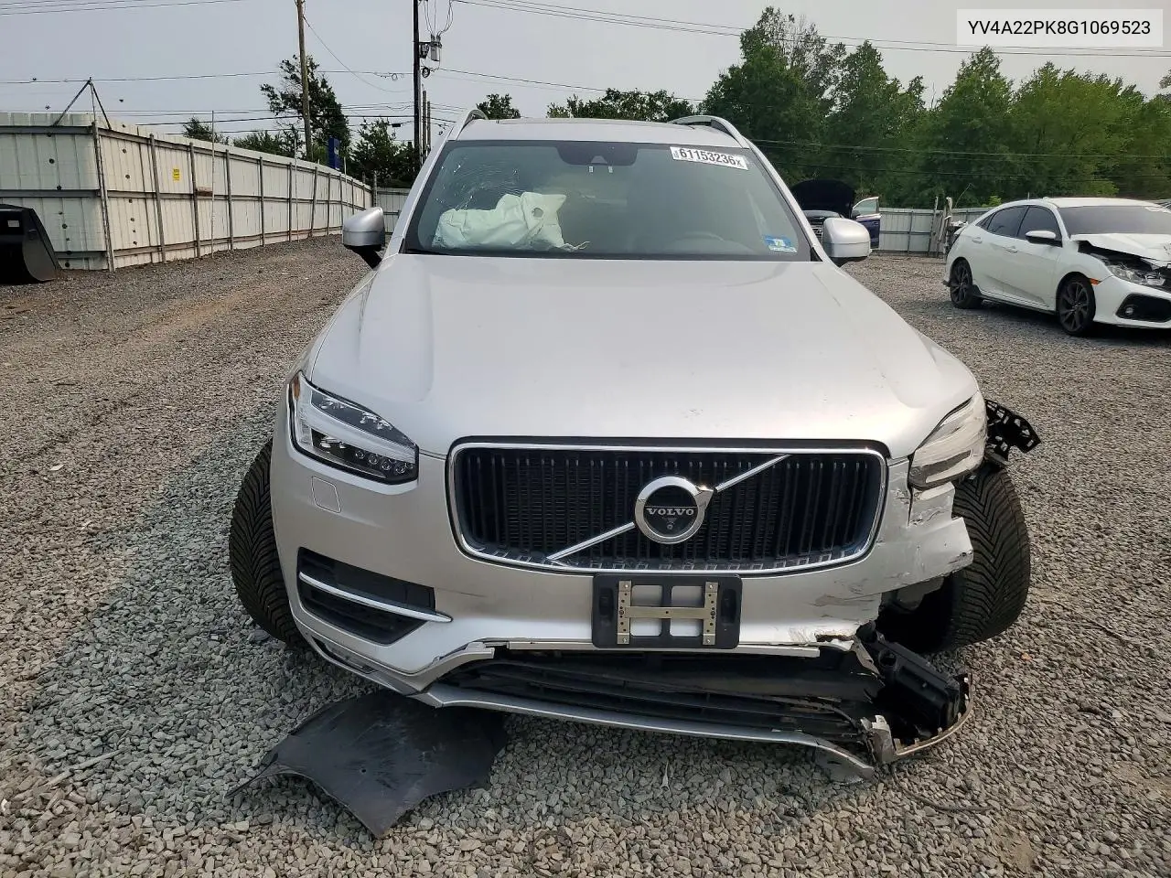 2016 Volvo Xc90 T6 VIN: YV4A22PK8G1069523 Lot: 61153236