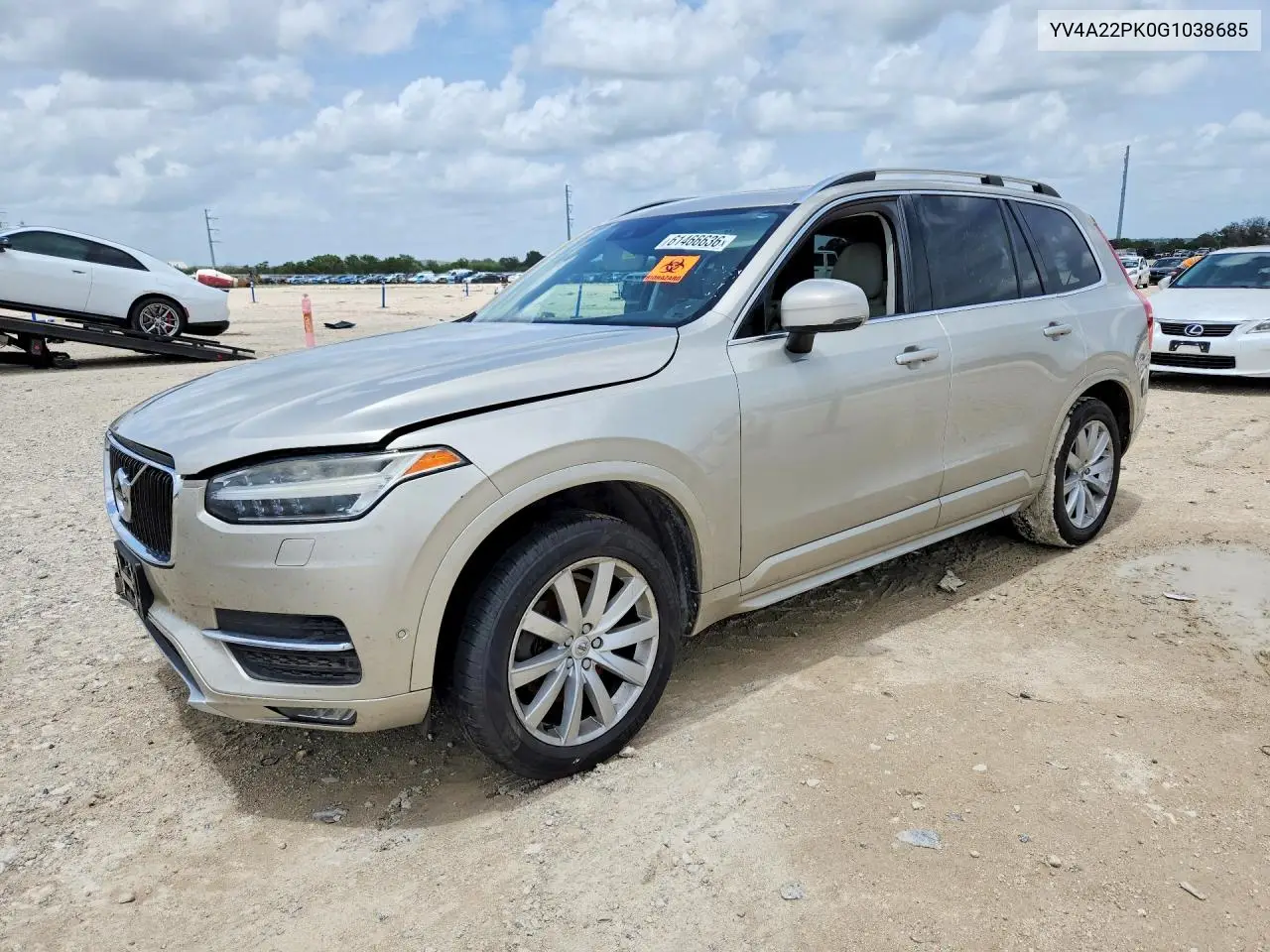 2016 Volvo Xc90 T6 VIN: YV4A22PK0G1038685 Lot: 61466636