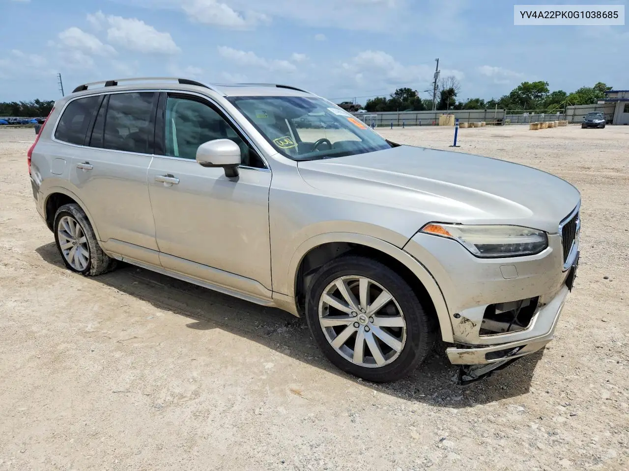 2016 Volvo Xc90 T6 VIN: YV4A22PK0G1038685 Lot: 61466636