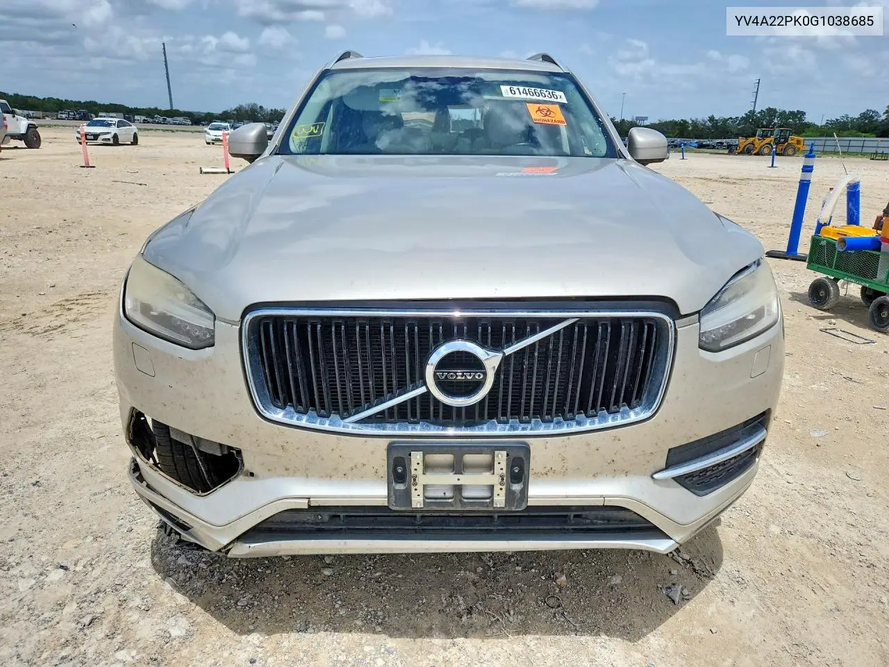 2016 Volvo Xc90 T6 VIN: YV4A22PK0G1038685 Lot: 61466636