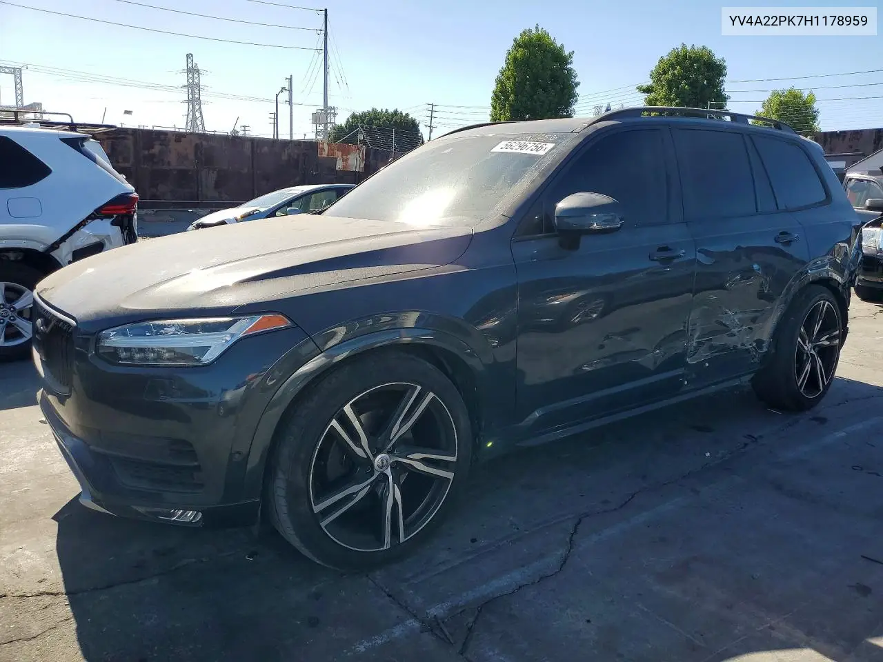 2017 Volvo Xc90 T6 VIN: YV4A22PK7H1178959 Lot: 56296756