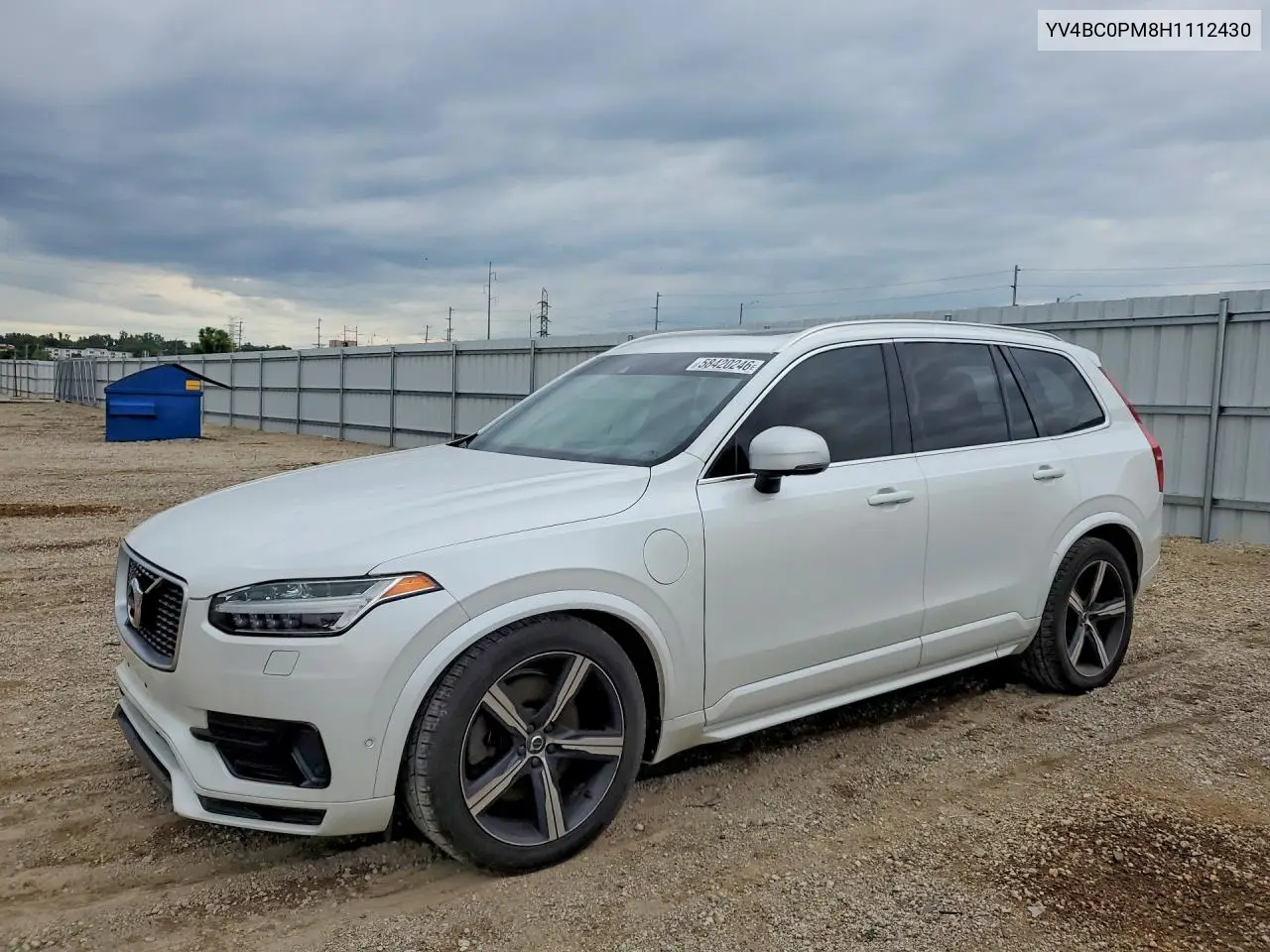 2017 Volvo Xc90 T8 VIN: YV4BC0PM8H1112430 Lot: 58420246