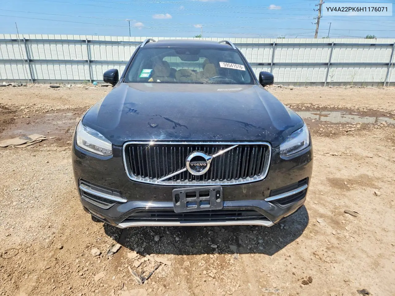2017 Volvo Xc90 T6 VIN: YV4A22PK6H1176071 Lot: 59541516