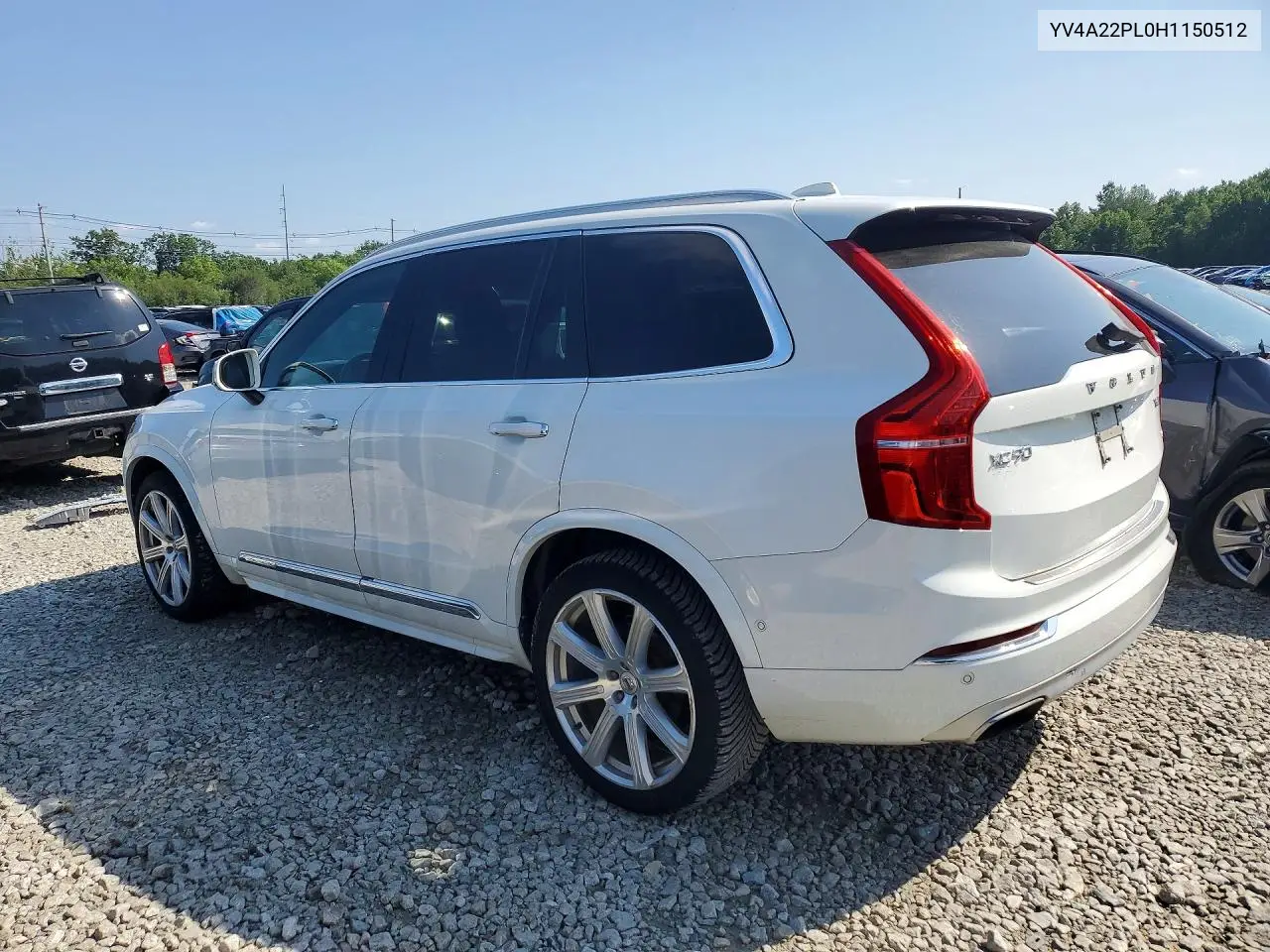 2017 Volvo Xc90 T6 VIN: YV4A22PL0H1150512 Lot: 59685586