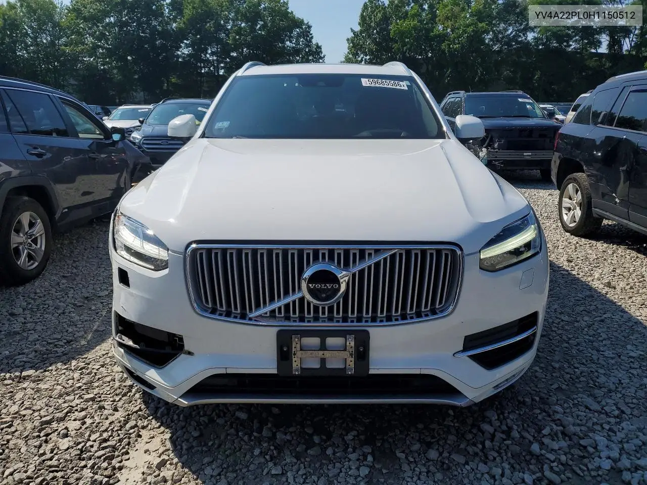 2017 Volvo Xc90 T6 VIN: YV4A22PL0H1150512 Lot: 59685586