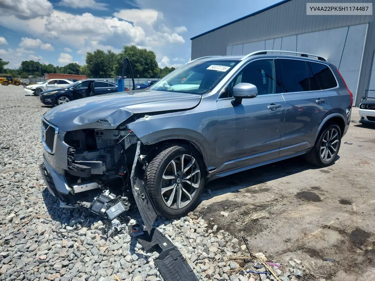 2017 Volvo Xc90 T6 VIN: YV4A22PK5H1174487 Lot: 60072736