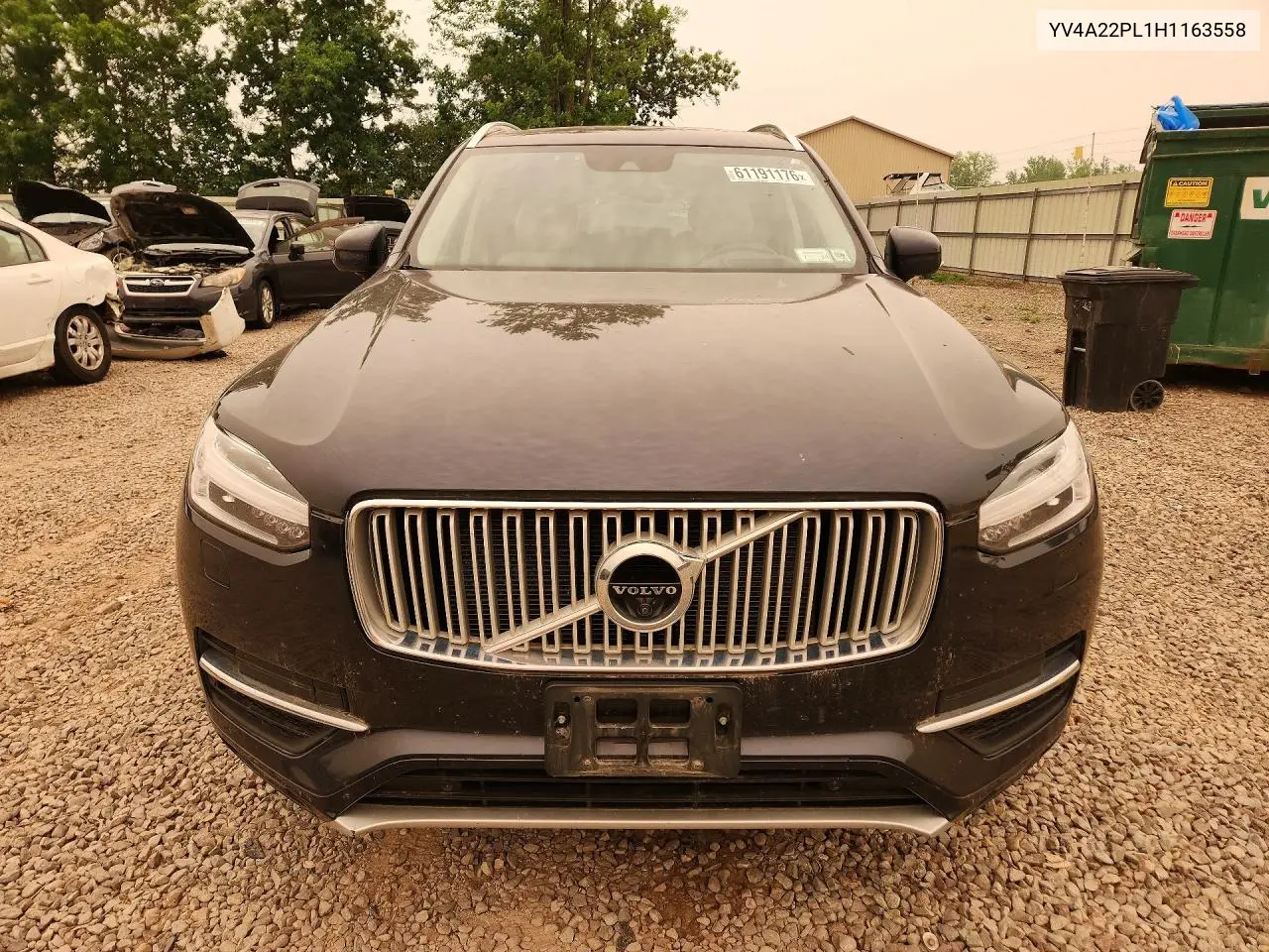 2017 Volvo Xc90 T6 VIN: YV4A22PL1H1163558 Lot: 61191176
