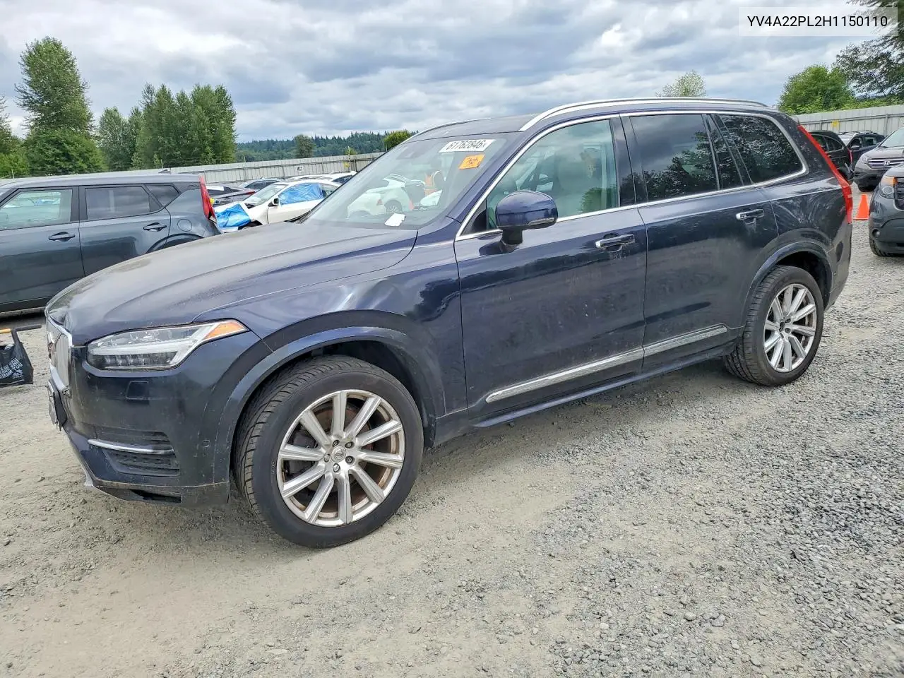 2017 Volvo Xc90 T6 VIN: YV4A22PL2H1150110 Lot: 61762846