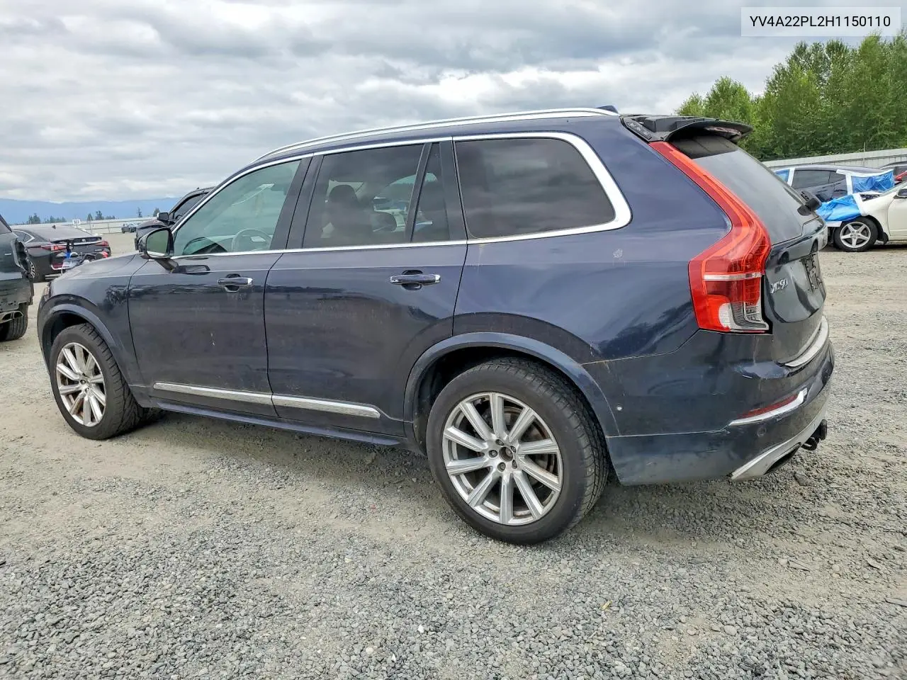 2017 Volvo Xc90 T6 VIN: YV4A22PL2H1150110 Lot: 61762846