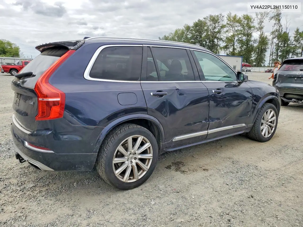 2017 Volvo Xc90 T6 VIN: YV4A22PL2H1150110 Lot: 61762846