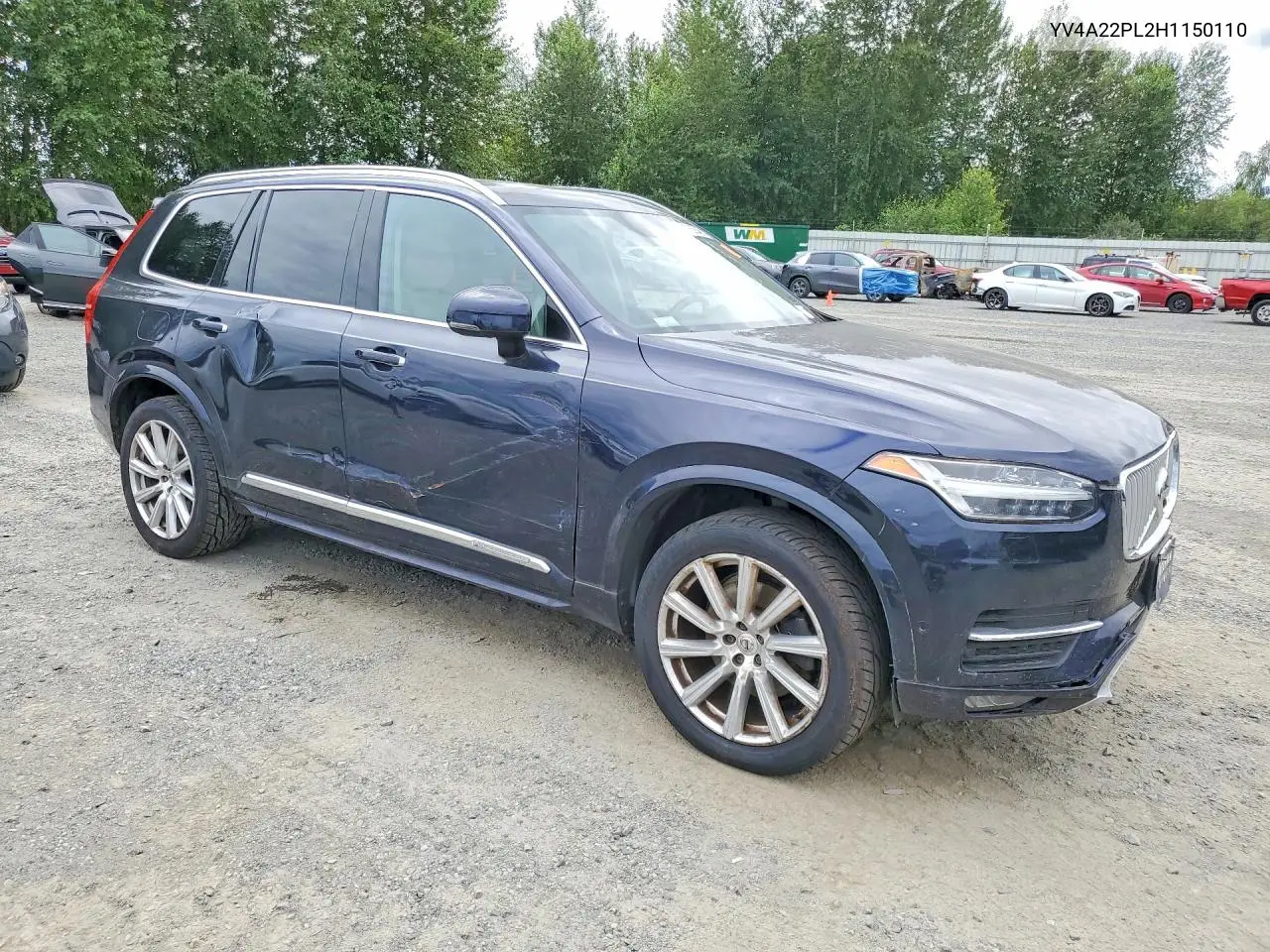 2017 Volvo Xc90 T6 VIN: YV4A22PL2H1150110 Lot: 61762846