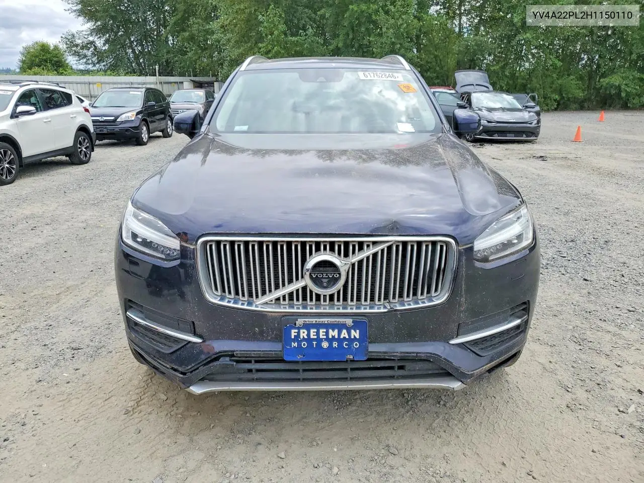 2017 Volvo Xc90 T6 VIN: YV4A22PL2H1150110 Lot: 61762846