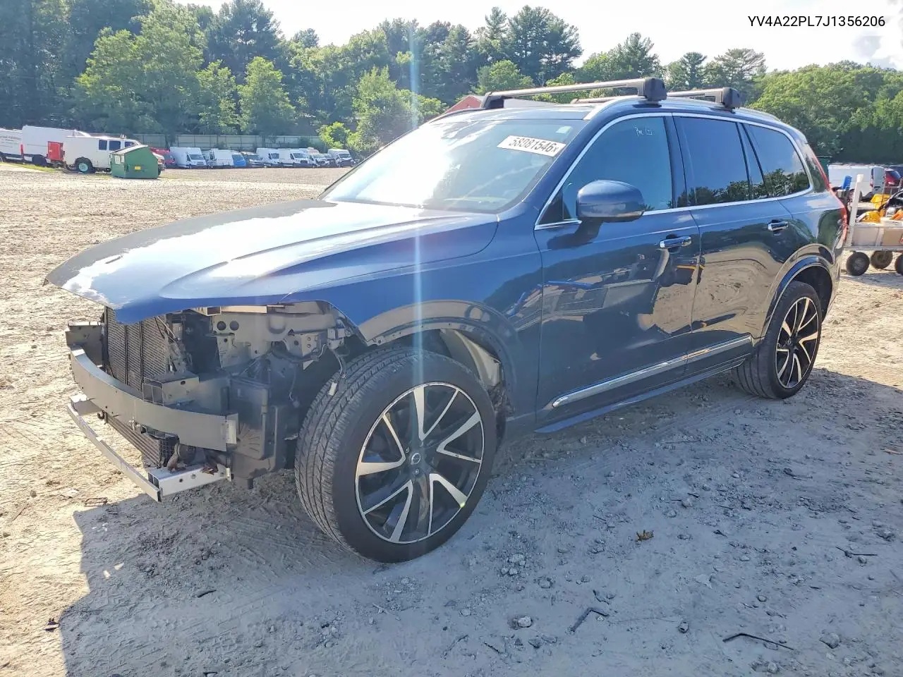 2018 Volvo Xc90 T6 VIN: YV4A22PL7J1356206 Lot: 58081546