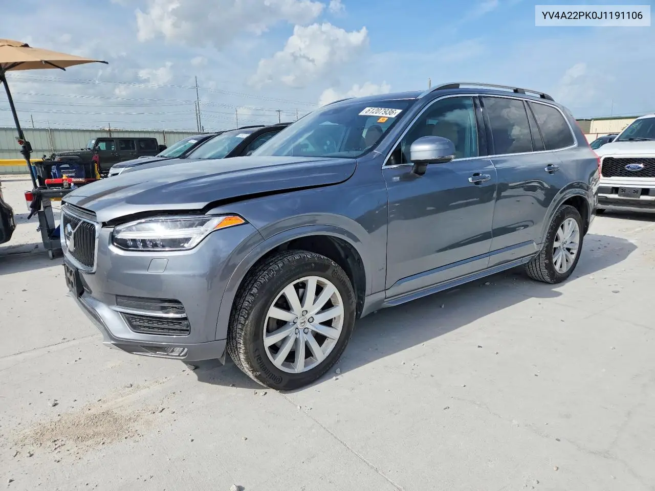 2018 Volvo Xc90 T6 VIN: YV4A22PK0J1191106 Lot: 61207936