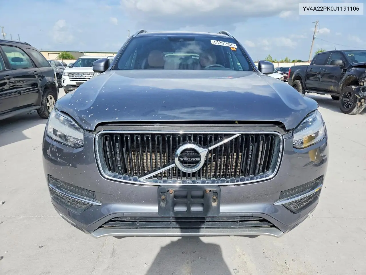 2018 Volvo Xc90 T6 VIN: YV4A22PK0J1191106 Lot: 61207936