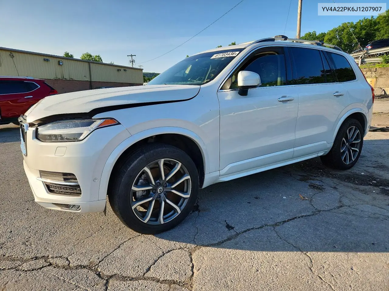 2018 Volvo Xc90 T6 VIN: YV4A22PK6J1207907 Lot: 61703436