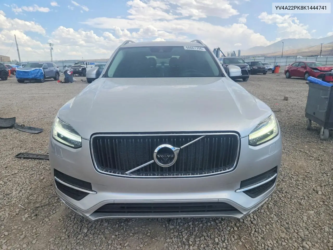 2019 Volvo Xc90 T6 Momentum VIN: YV4A22PK8K1444741 Lot: 60061706